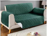 Ultrasonic Quilted Sofa Covers-Green Color